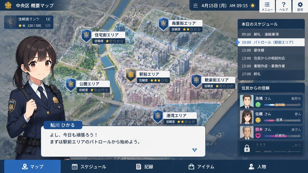 极道无赖EX 女警鮎川光 操作界面 演示图 2