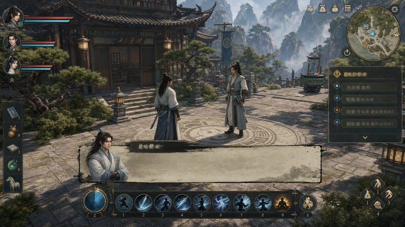 金庸群侠传5爱与死仙狐MOD六周年 中文界面 画面 1